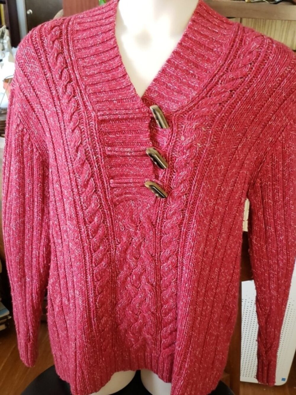 Fantastic Y2K Women's 3X Hooded Cable-Knit Sweater by Old Navy